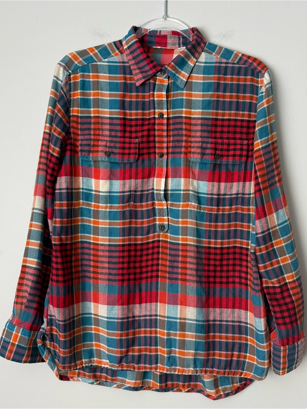 Woolrich wool blend Plaid Button-Down Shirt